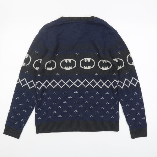 Marks and Spencer Boys' Blue Batman Jumper 13-14 Years