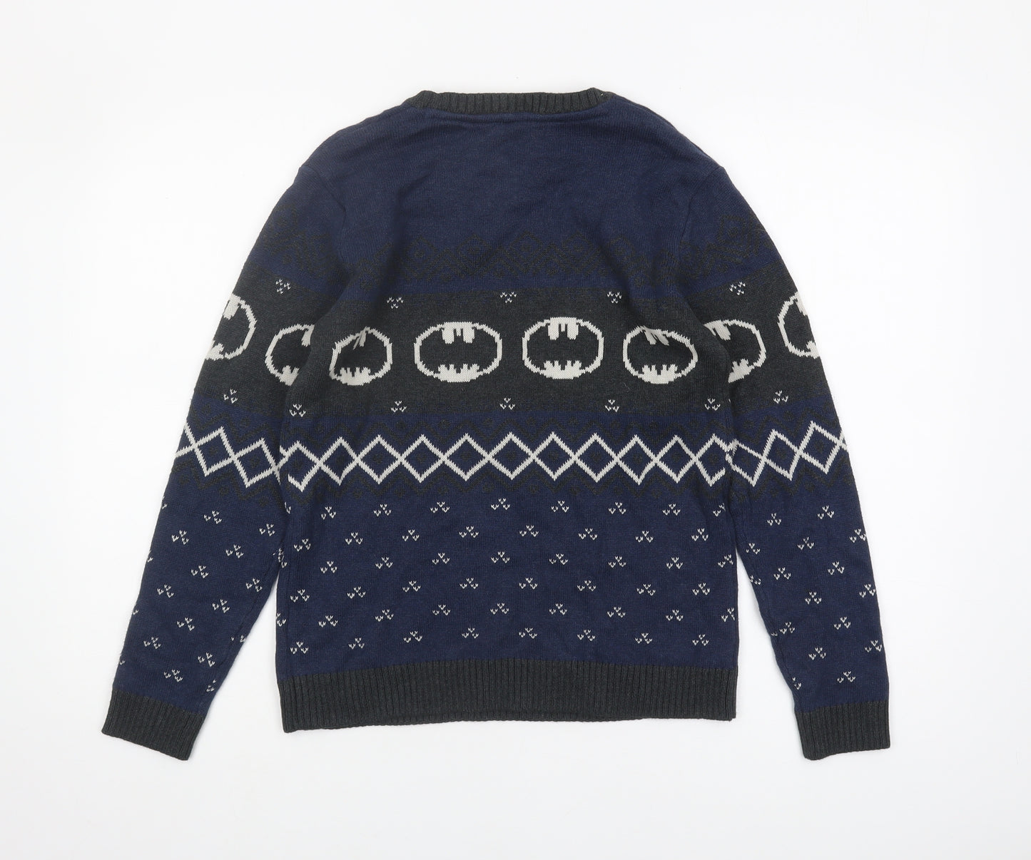 Marks and Spencer Boys' Blue Batman Jumper 13-14 Years