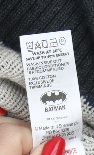 Marks and Spencer Boys' Blue Batman Jumper 13-14 Years