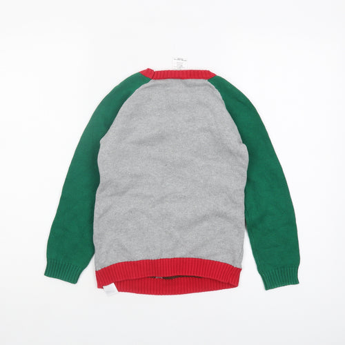 Disney Boys Multicoloured Christmas Jumper Size 7-8 Years