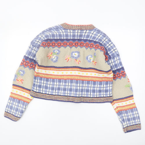 Next Multicoloured Women's Cardigan M V-Neck Style