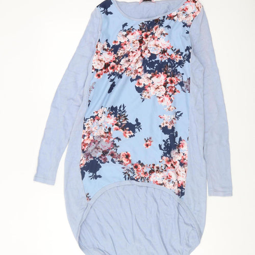 Phase Eight Women's Blue XS Tunic Jumper, Floral Jersey