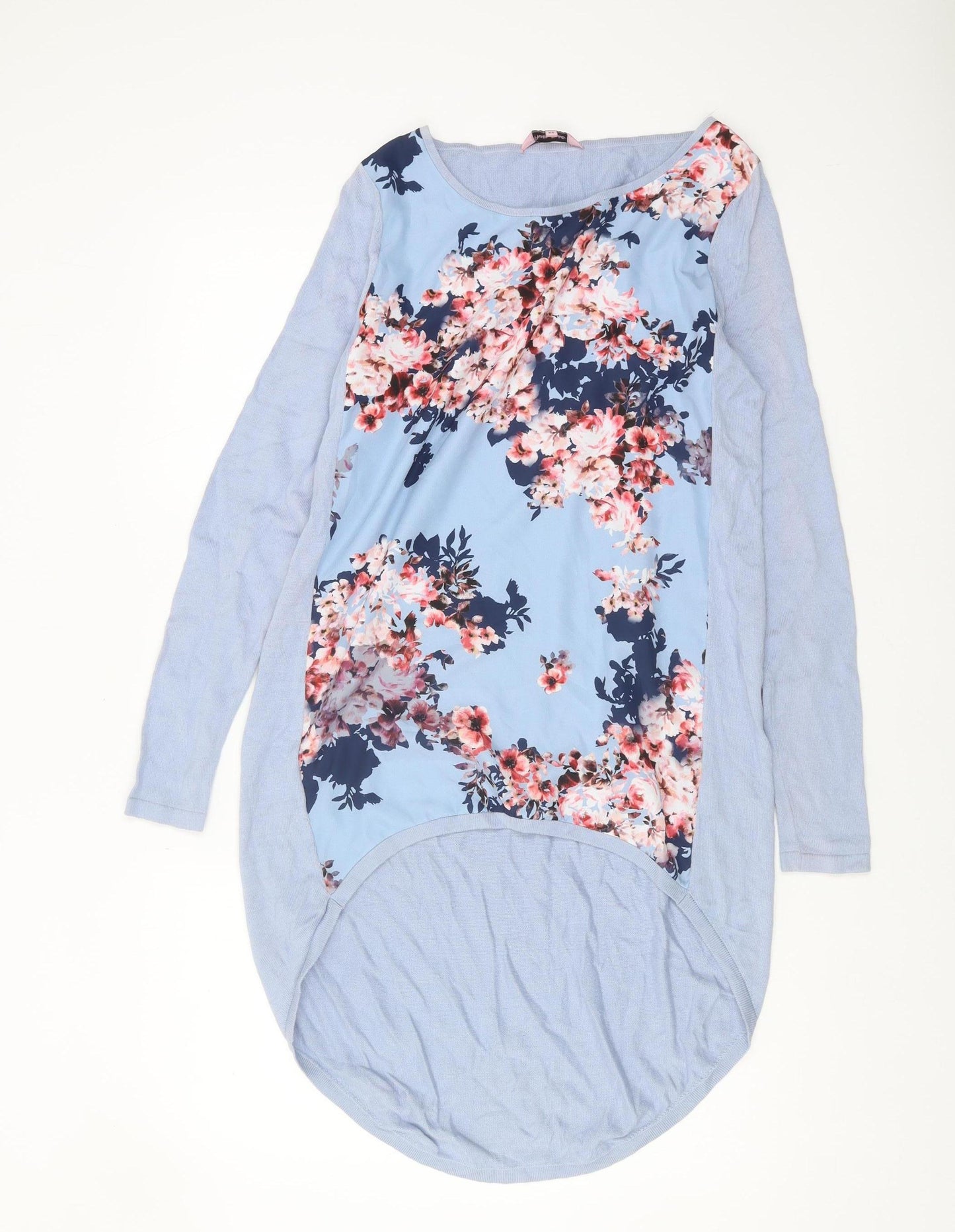Phase Eight Women's Blue XS Tunic Jumper, Floral Jersey