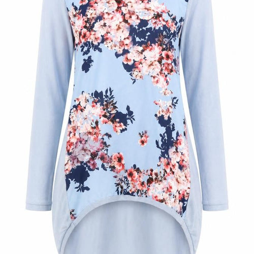 Phase Eight Women's Blue XS Tunic Jumper, Floral Jersey