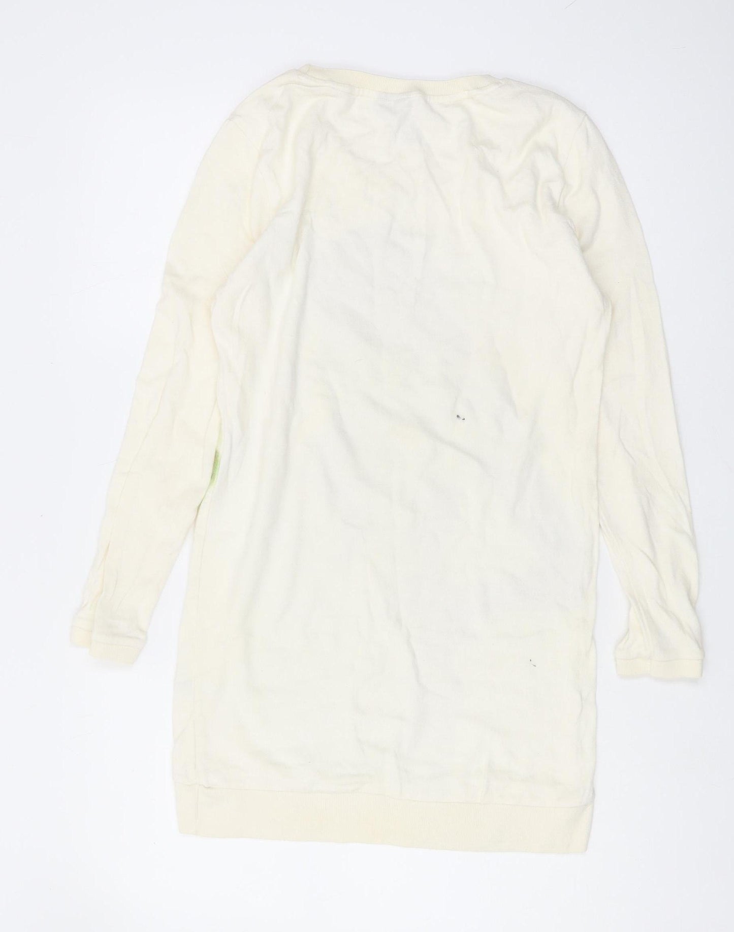H&M Ivory Women's Jumper, Size 12, Long Sleeve