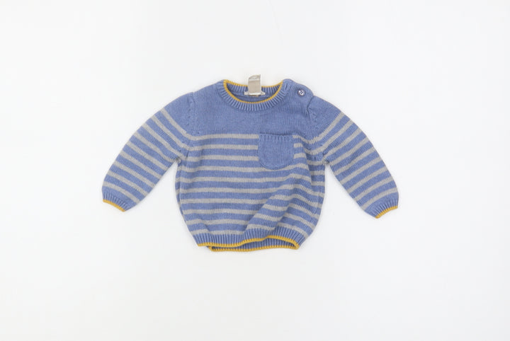 Monsoon Blue Unisex Baby Jumper, 0-3 Months