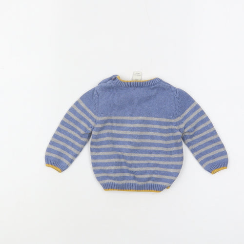 Monsoon Blue Unisex Baby Jumper, 0-3 Months