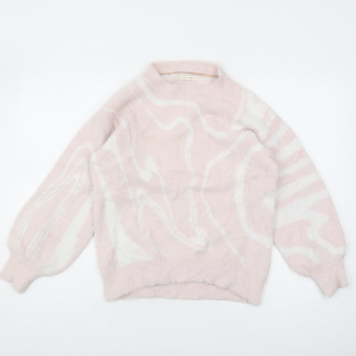 Angel & Rocket Teens Pink Pullover Jumper Size 12Y