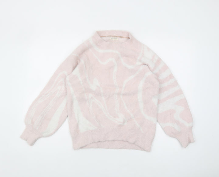 Angel & Rocket Teens Pink Pullover Jumper Size 12Y