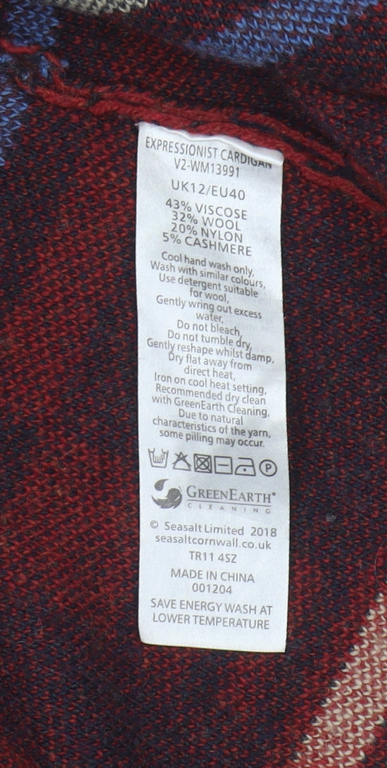 Seasalt Cornwall Women's Geometric Cardigan, Size 12