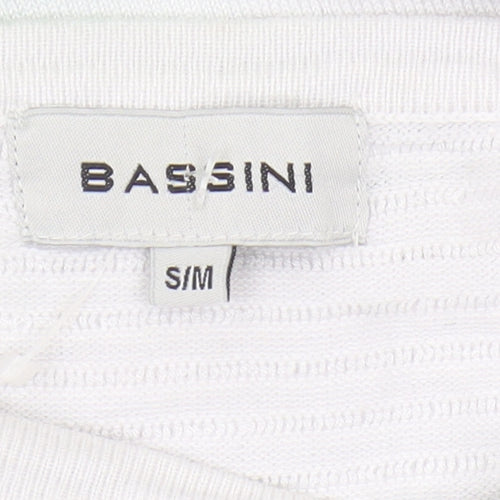 Bassini Women's Green Striped Jumper S/M