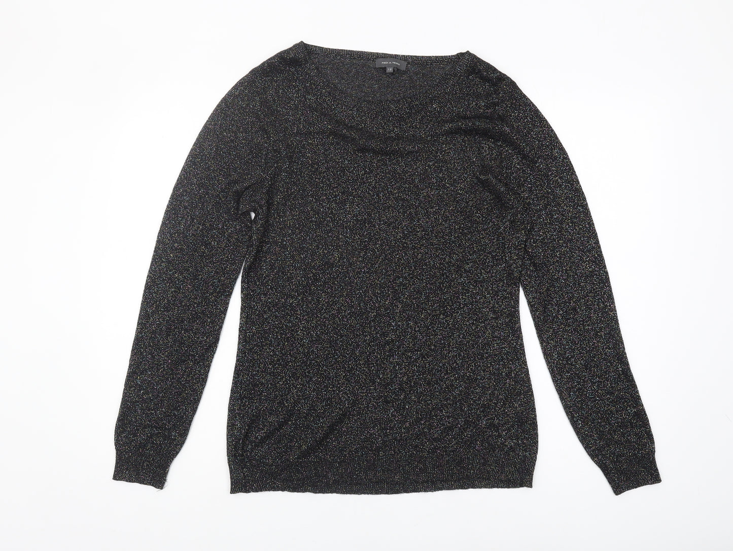 Pied a Terre Women's Black Pullover Jumper Size 12
