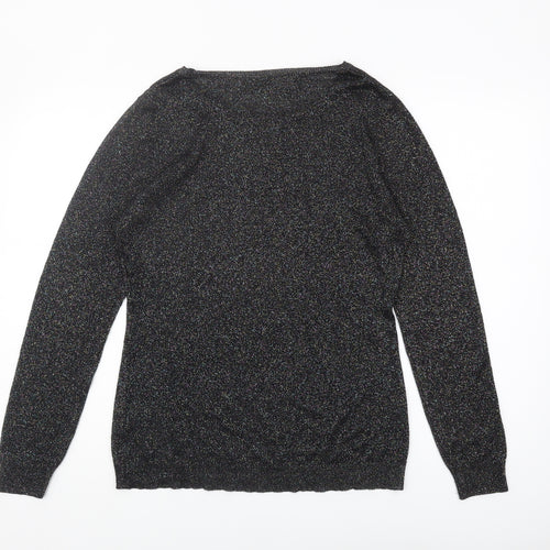 Pied a Terre Women's Black Pullover Jumper Size 12