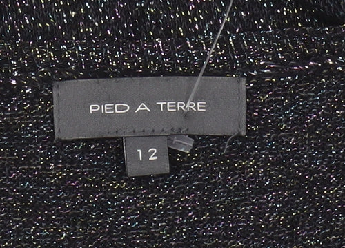 Pied a Terre Women's Black Pullover Jumper Size 12