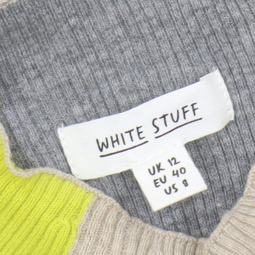 White Stuff Women's Beige Jumper Size 12