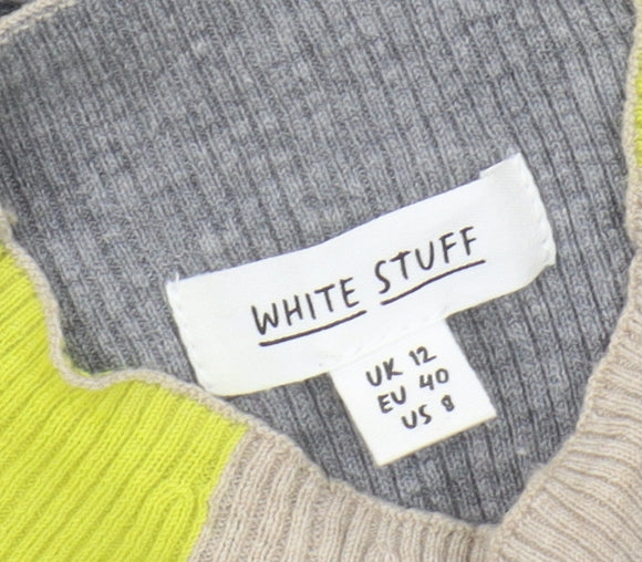 White Stuff Women's Beige Jumper Size 12