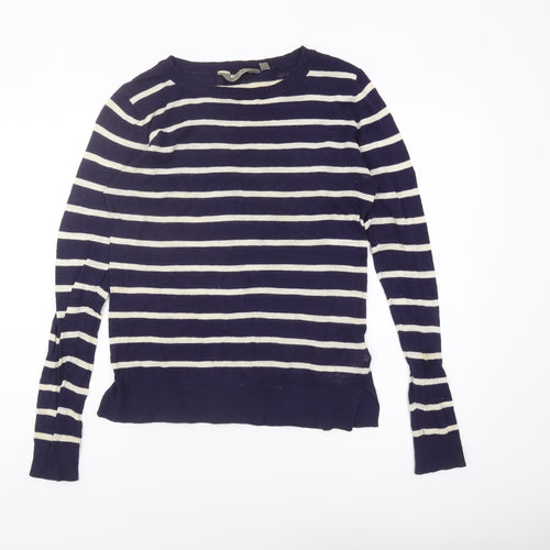 Mountain Warehouse Women's Blue Stripe Jumper Size 10