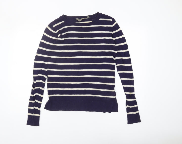 Mountain Warehouse Women's Blue Stripe Jumper Size 10