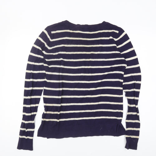 Mountain Warehouse Women's Blue Stripe Jumper Size 10