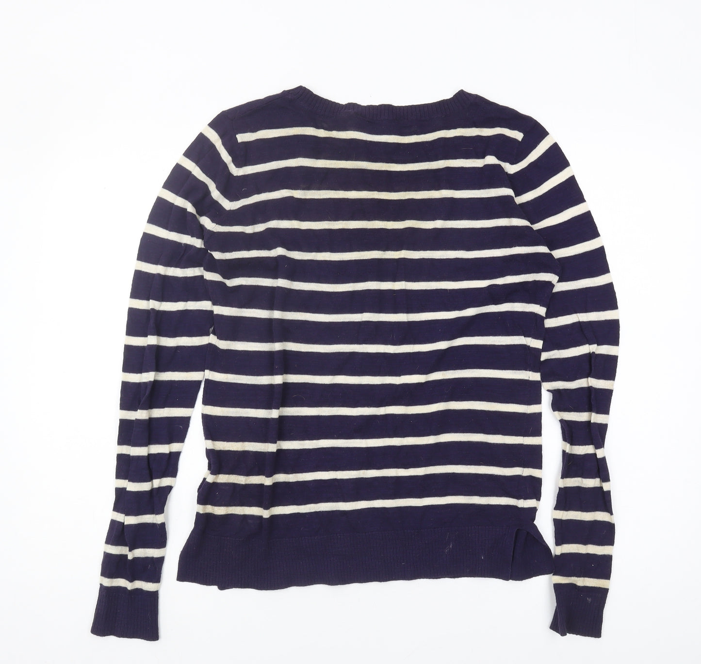 Mountain Warehouse Women's Blue Stripe Jumper Size 10