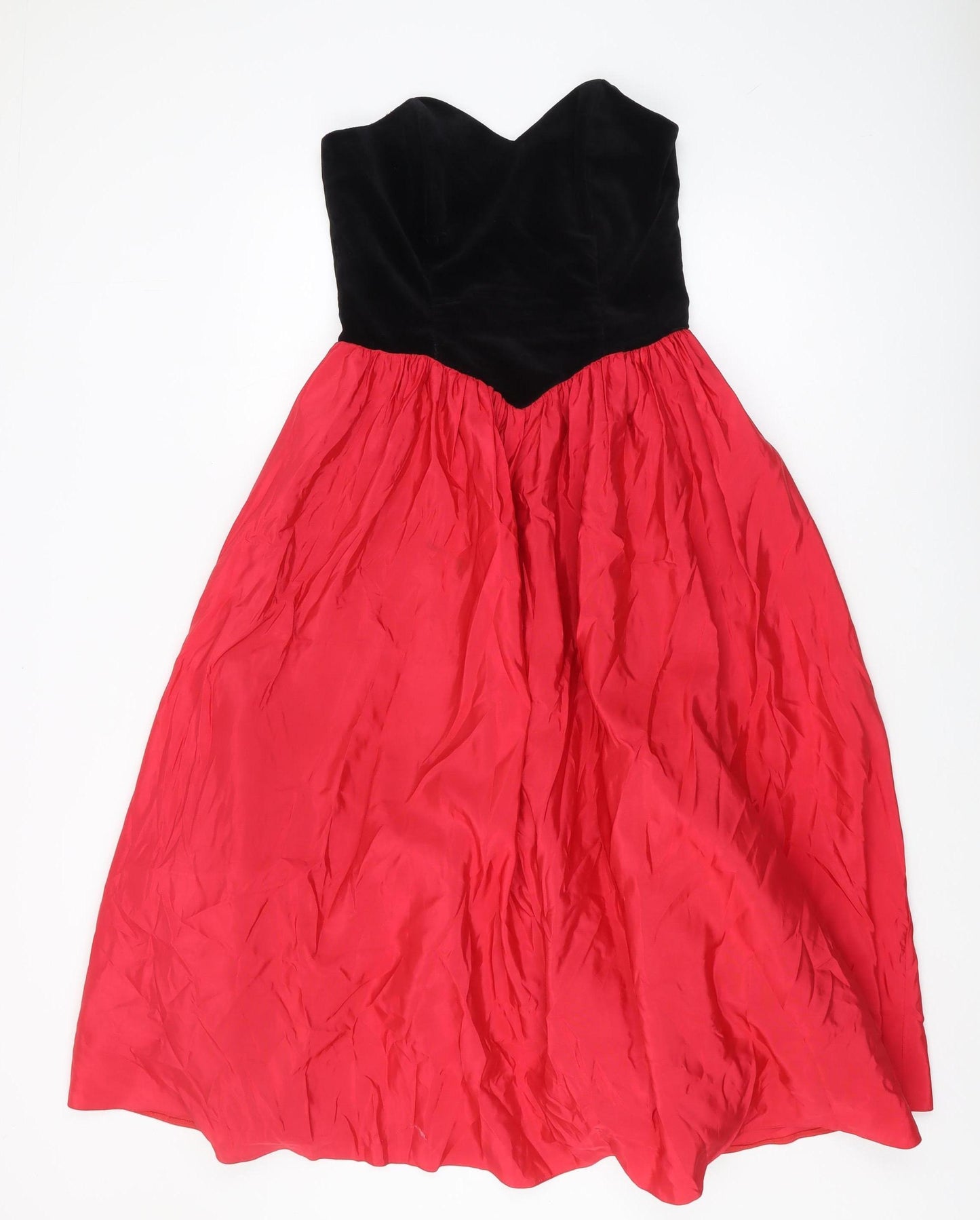Début Women's Black & Red Ball Gown Dress Size 12