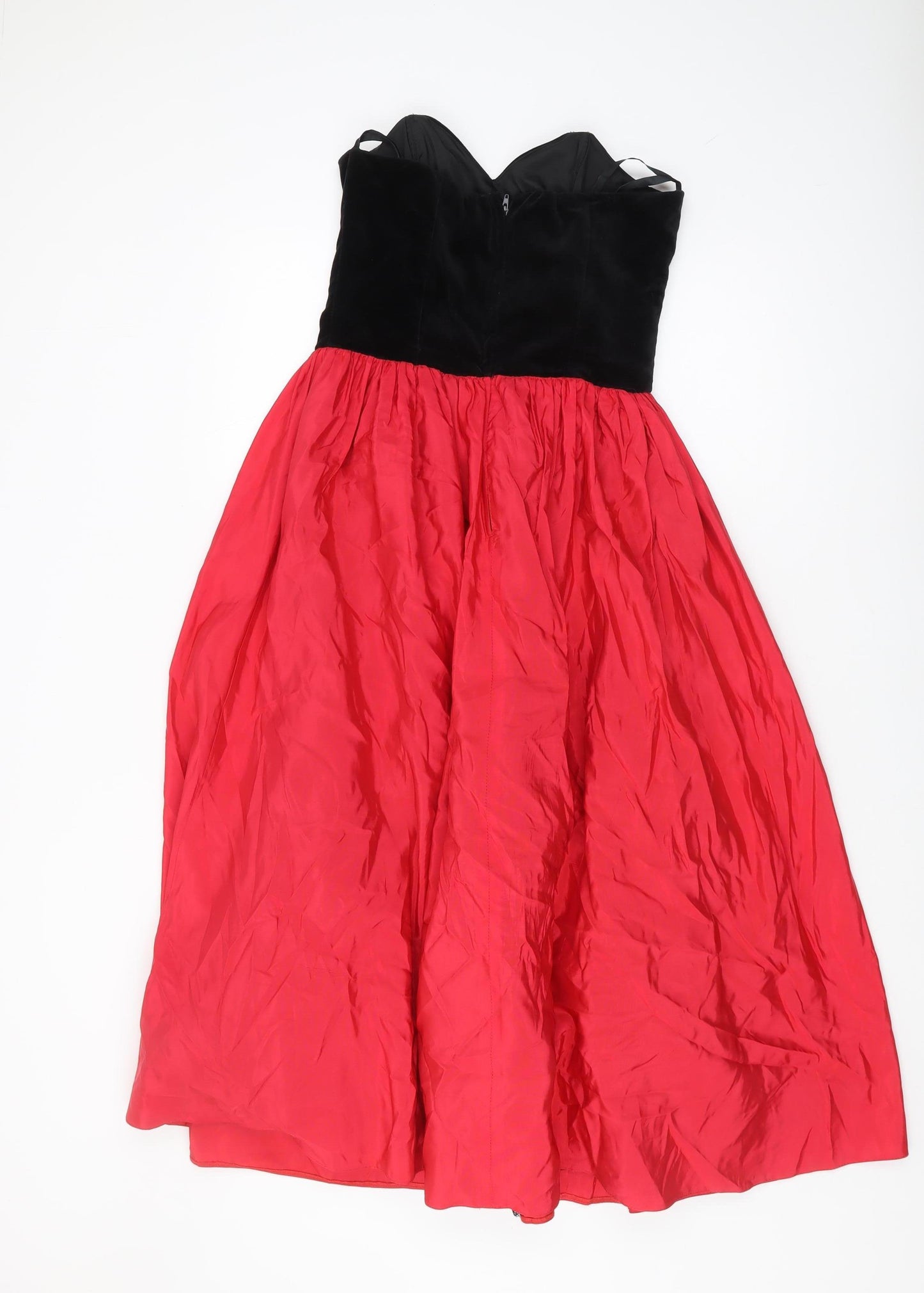 Début Women's Black & Red Ball Gown Dress Size 12