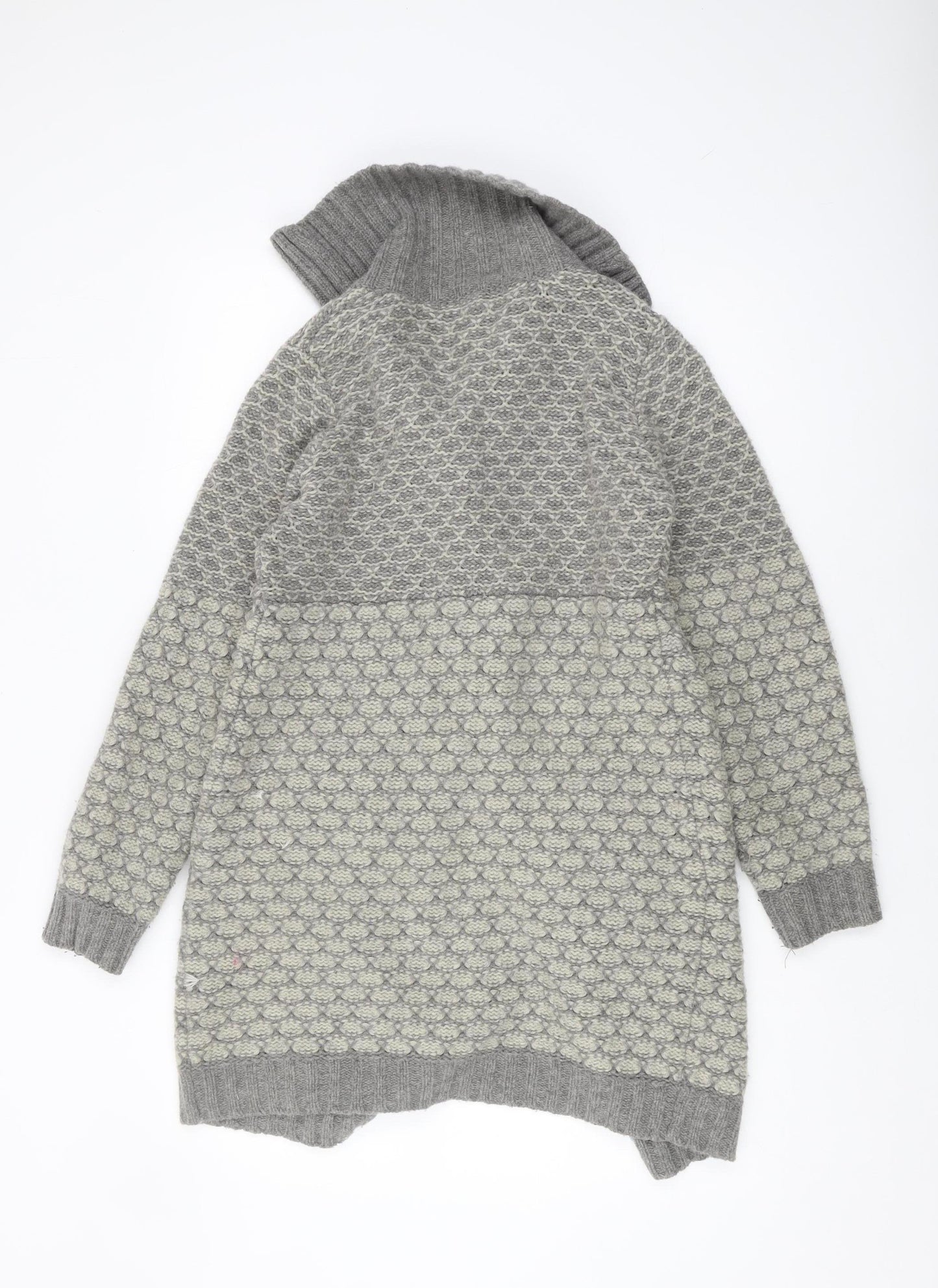 Monsoon Women's Grey Cardigan, M, Chunky-Knit, Casual Style