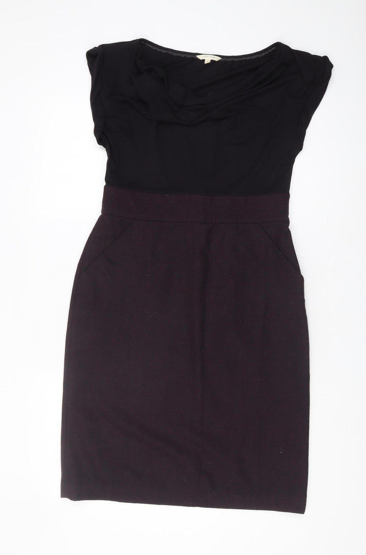 White Stuff Women's Black Sheath Dress Size 10
