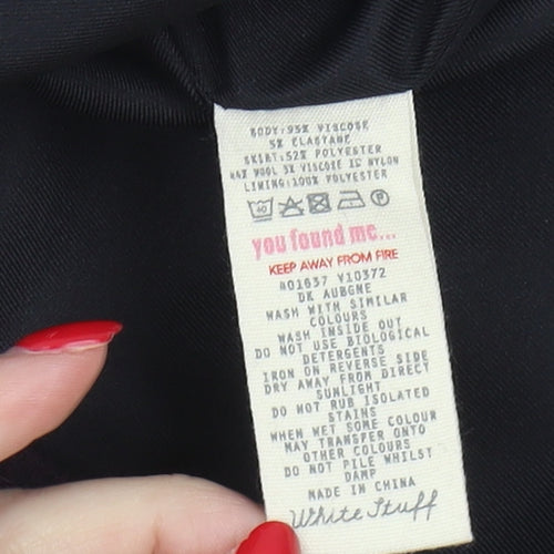 White Stuff Women's Black Sheath Dress Size 10