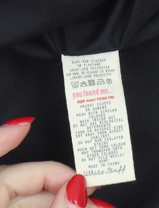 White Stuff Women's Black Sheath Dress Size 10