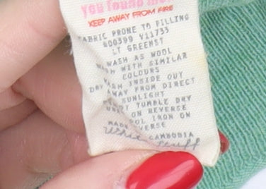 White Stuff Women's Green Cardigan Size 12, Lightweight Knit