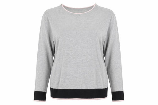 Front view of Debenhams Women's Grey jumper, size 12