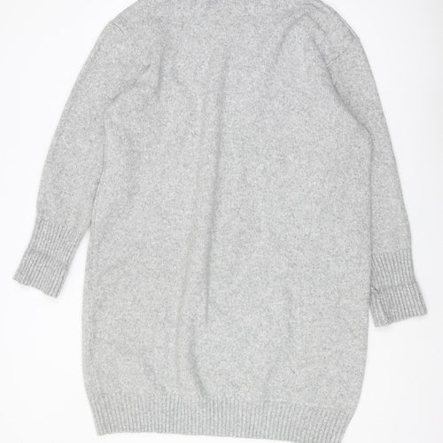H&M Women's Grey Pullover Jumper, Medium, Crew Neck