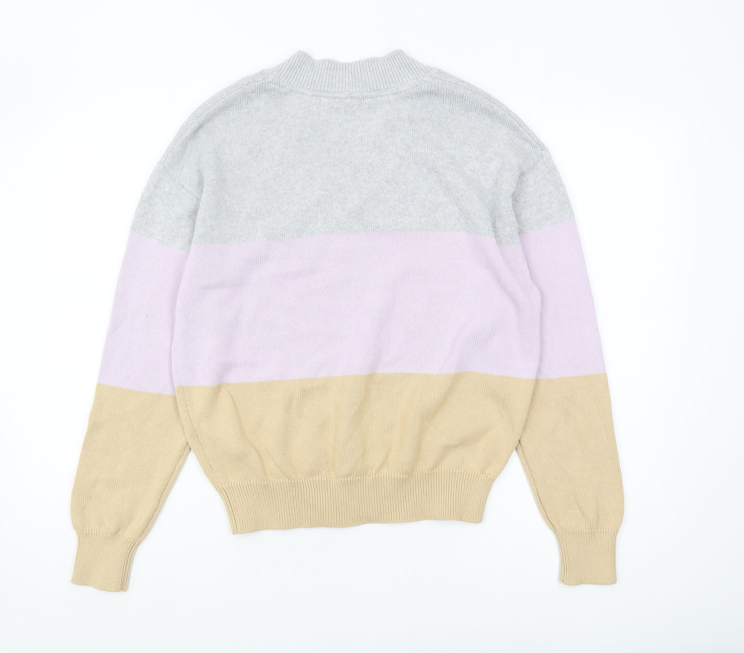 U.S. Polo Assn. Women's Multicoloured V-Neck Jumper M