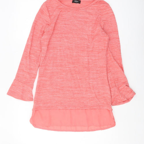 Klass Women's Pink Tunic Blouse, S, Spring-Summer