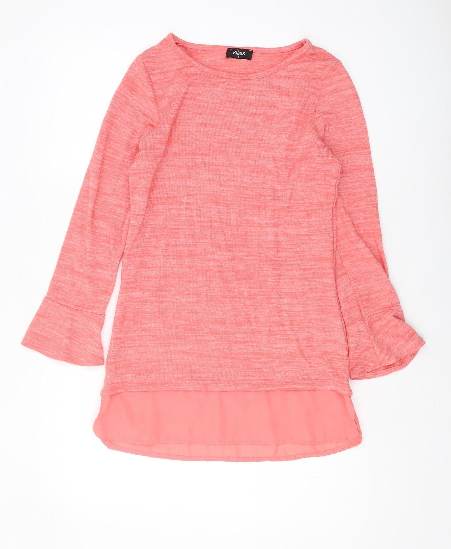 Klass Women's Pink Tunic Blouse, S, Spring-Summer