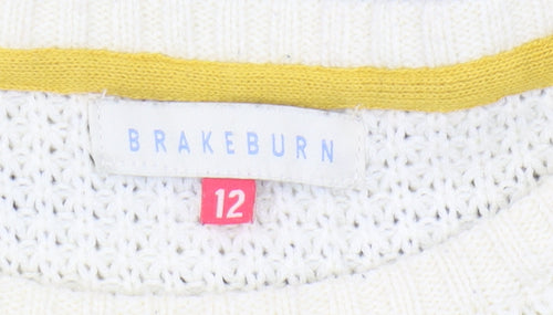 Brakeburn Women's Multicoloured Pullover Jumper, Size 12