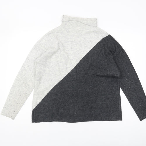 Monsoon Women's Grey Knit Jumper Size M