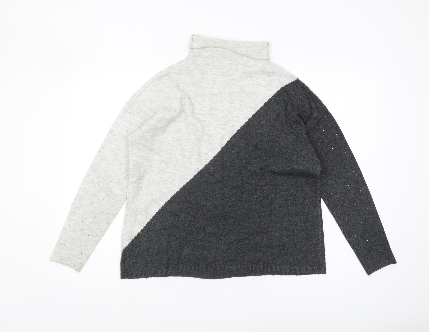 Monsoon Women's Grey Knit Jumper Size M