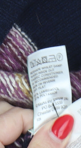 Marks and Spencer Women's Multicoloured Cardigan, Size 16
