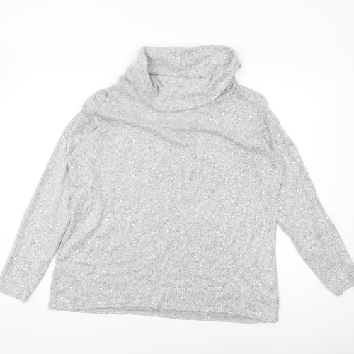Isle Essentials Women's Grey Pullover Jumper M