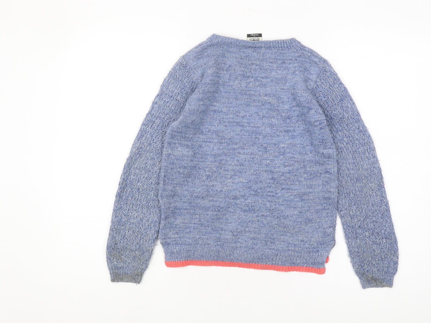 Disney Minnie Mouse Blue Pullover Jumper Girls 9-10 Years