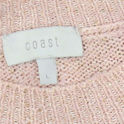 Coast Women's Pink L Pullover Jumper
