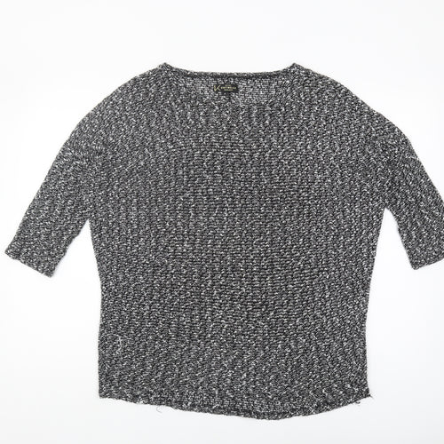 New Look Women's Black Knit Jumper Size 10