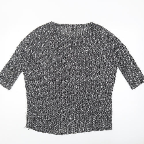 New Look Women's Black Knit Jumper Size 10
