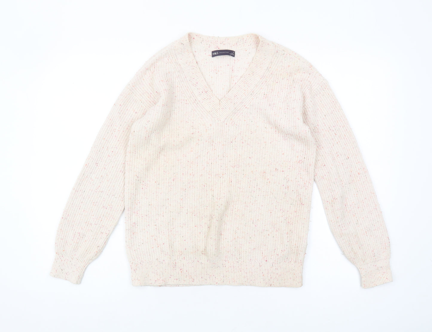 Marks and Spencer Women's Ivory XS Pullover Jumper