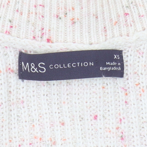 Marks and Spencer Women's Ivory XS Pullover Jumper