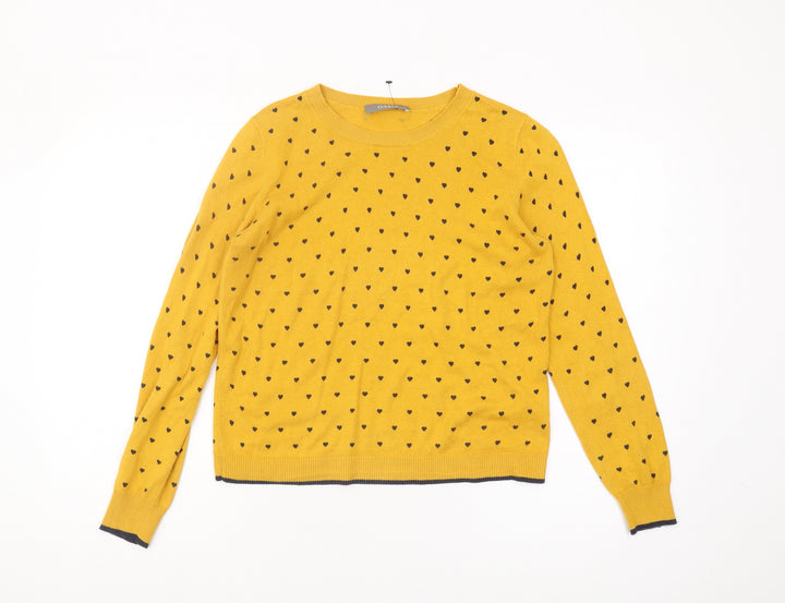 Oasis Women's Yellow Pullover Jumper S