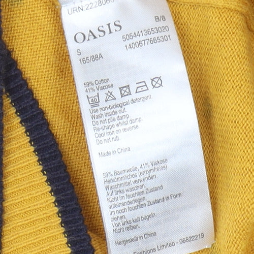Oasis Women's Yellow Pullover Jumper S
