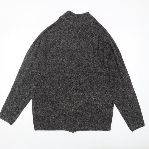Kensington Eastside Men's Grey XL Full Zip Jumper